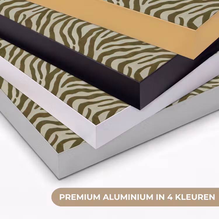 Art Frame - Zebramotief - Groen - Modern — 2