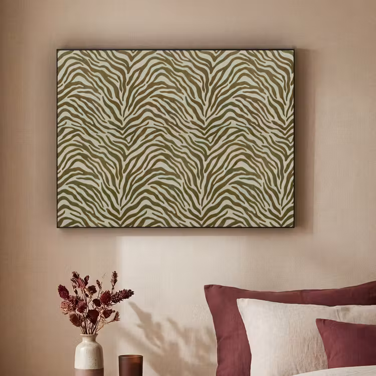 Art Frame - Zebramotief - Groen - Modern — 3