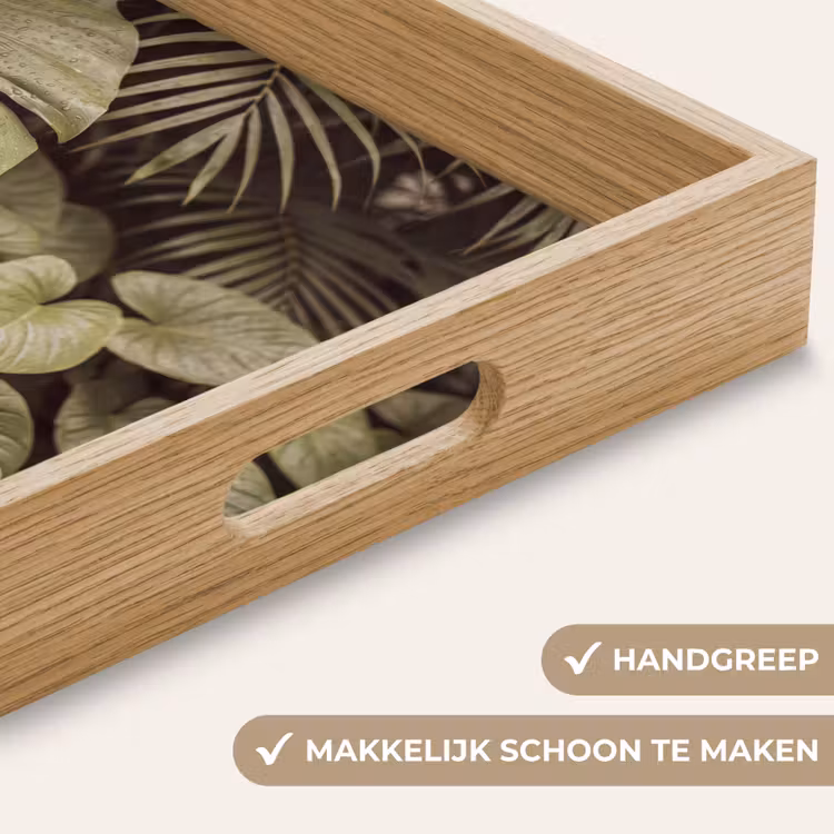 Dienblad - Groene bladeren - Natuur — 5