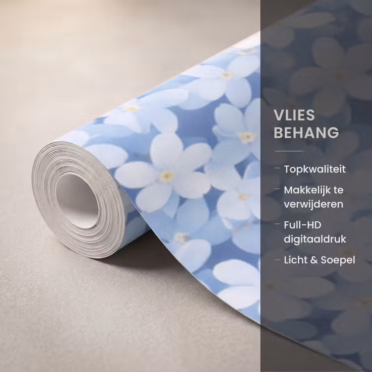 Behang - Bloemen - Vallend - Decoratief β 3