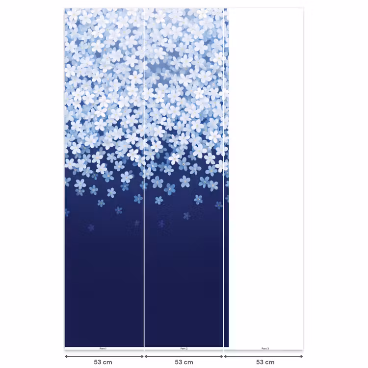 Behang - Bloemen - Vallend - Decoratief β 6