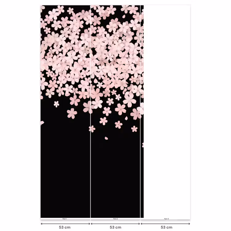 Behang - Roze bloemen - Natuur — 6