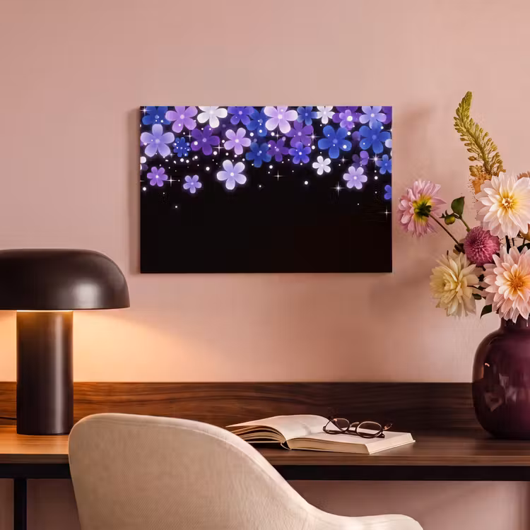 Canvas schilderij - Bloemen - Paars - Modern — 6