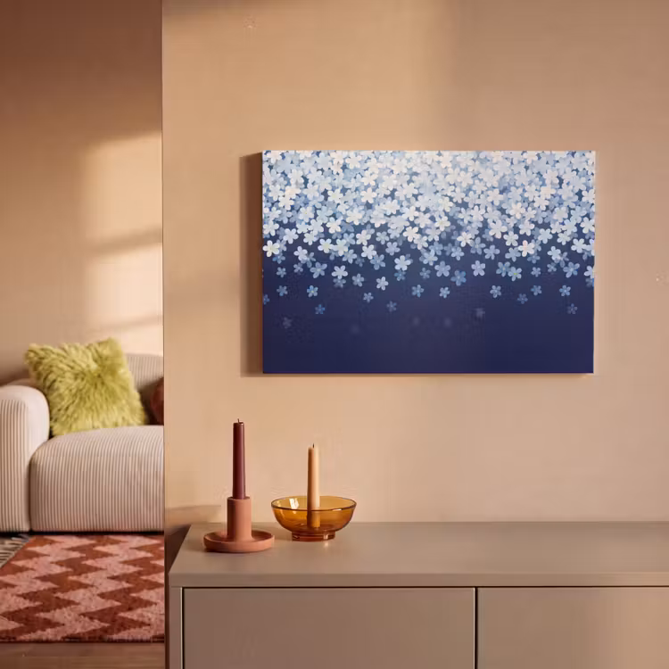 Canvas schilderij - Bloemen - Vallend - Decoratief — 2