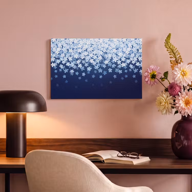 Canvas schilderij - Bloemen - Vallend - Decoratief — 6
