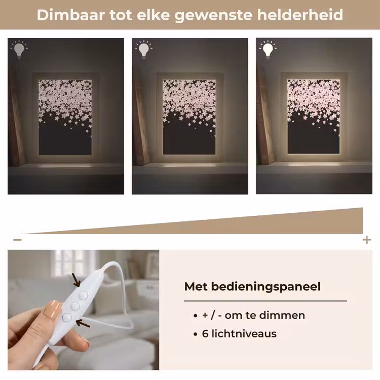Gepersonaliseerde Lightbox - Roze bloemen - Natuur — 8