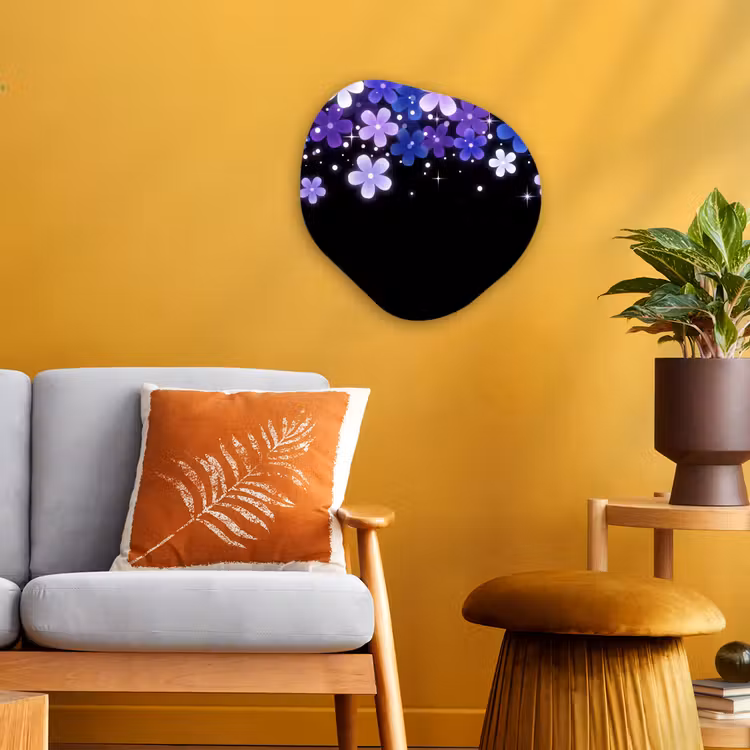 Organisch schilderij - Forex - Bloemen - Paars - Modern — 3