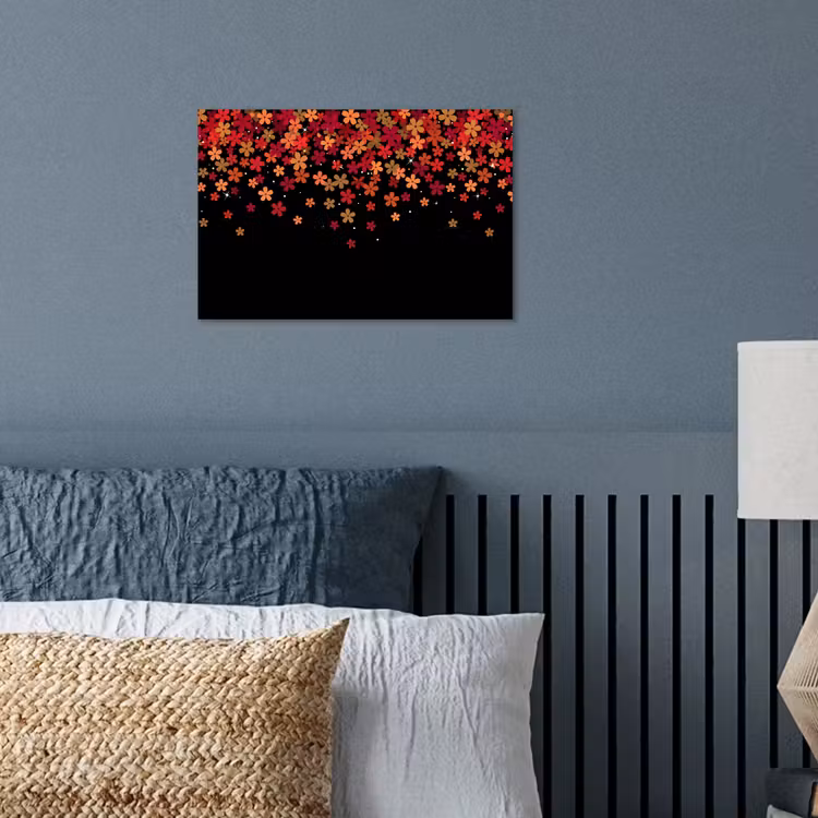 Poster - Bloemen - Abstract - Oranje — 3