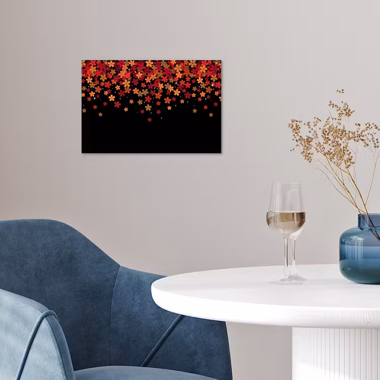Poster - Bloemen - Abstract - Oranje — 4