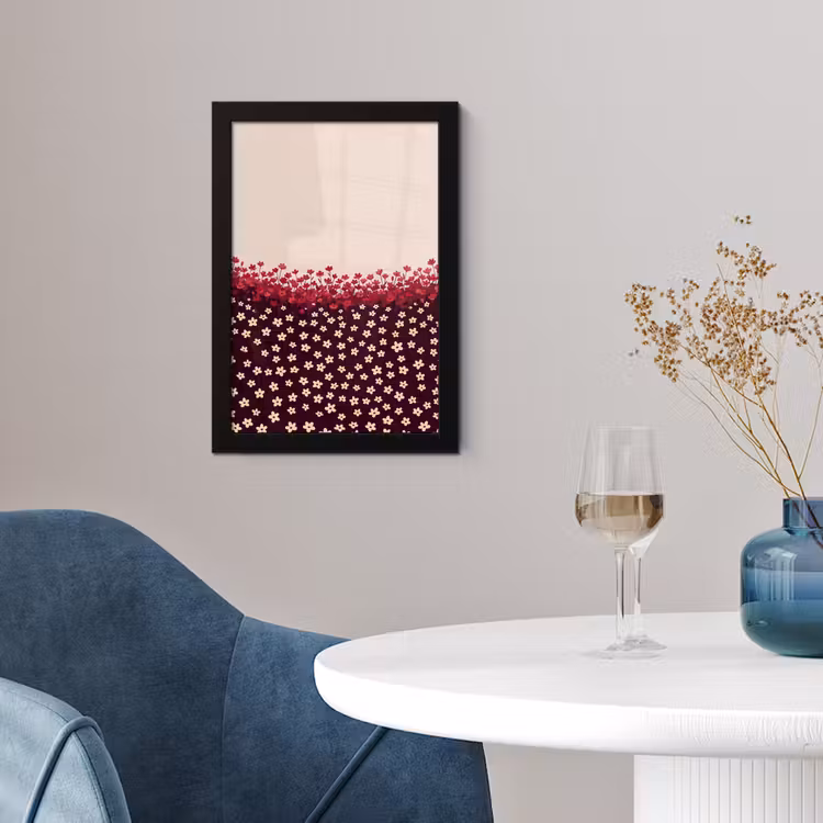 Poster met lijst - Bloemen - Rood - Natuur — 4
