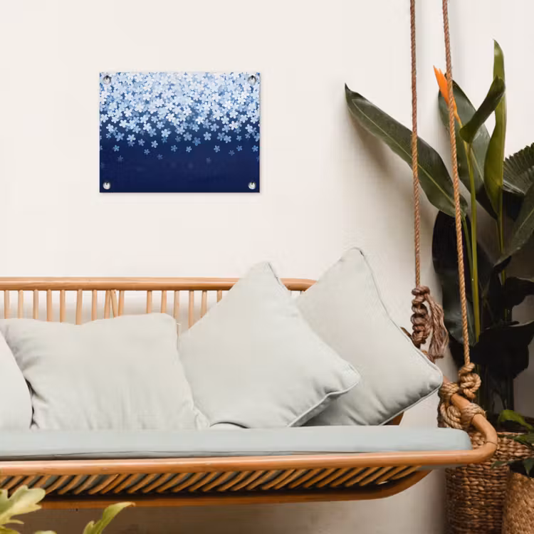 Tuinposter - Bloemen - Vallend - Decoratief — 5