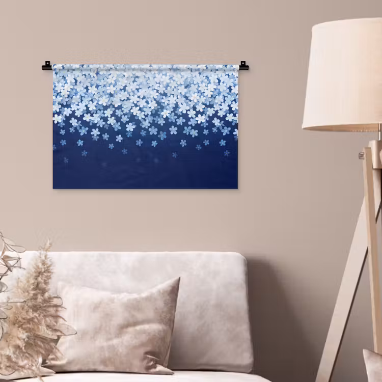 Wandkleed - Bloemen - Vallend - Decoratief — 2