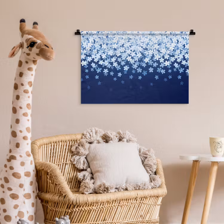 Wandkleed - Bloemen - Vallend - Decoratief — 5
