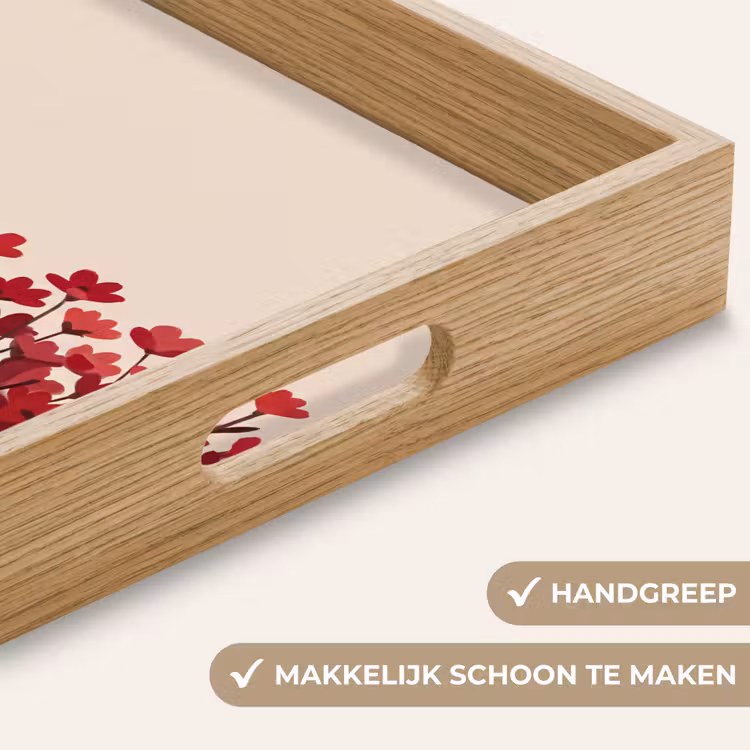 Dienblad - Bloemen - Rood - Natuur — 5