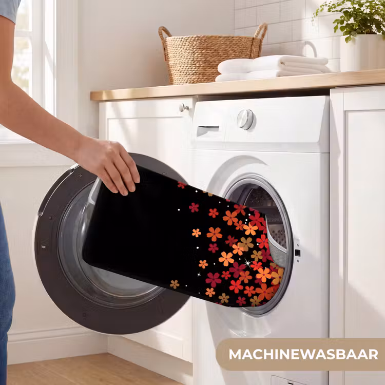 Wc Mat - Bloemen - Abstract - Oranje — 6
