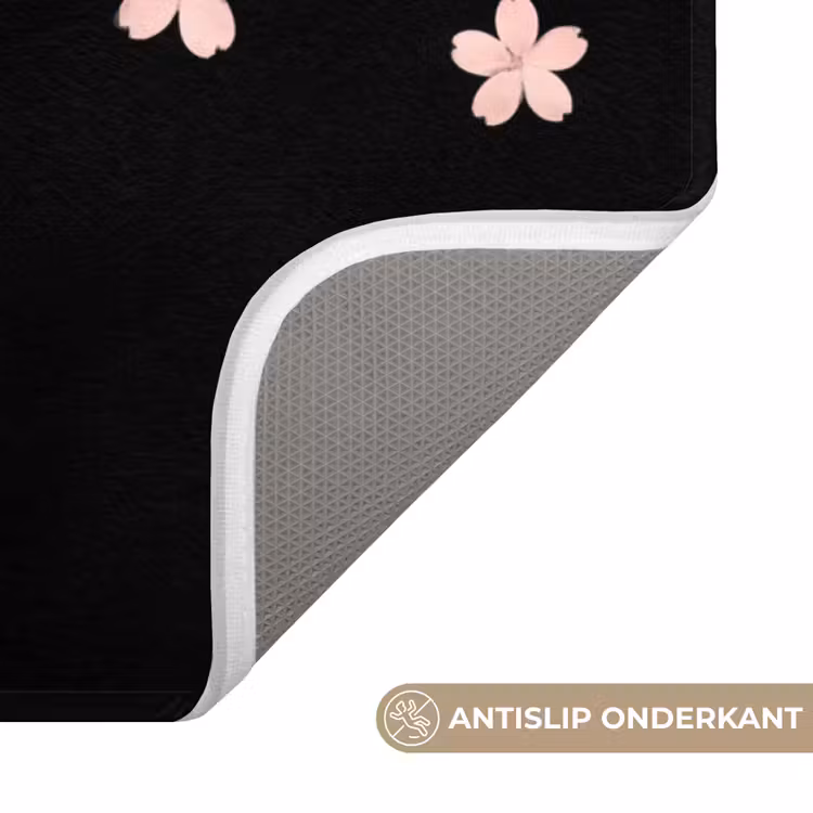 Wc Mat - Roze bloemen - Natuur — 4