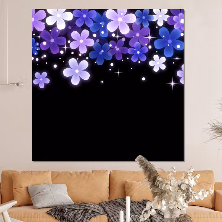 Forex - Bloemen - Paars - Modern — 4