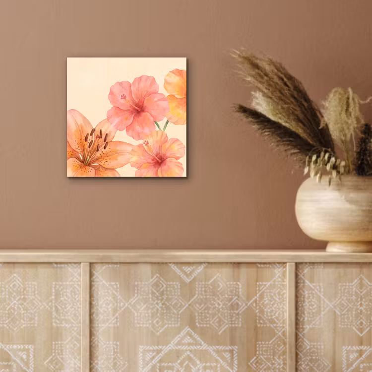 Aluminium schilderij - Bloemen - Aquarel - Natuur — 5