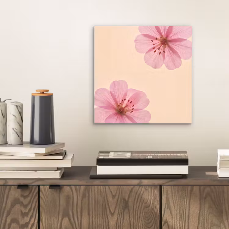 Aluminium schilderij - Bloemen - Flora - Pastel — 2