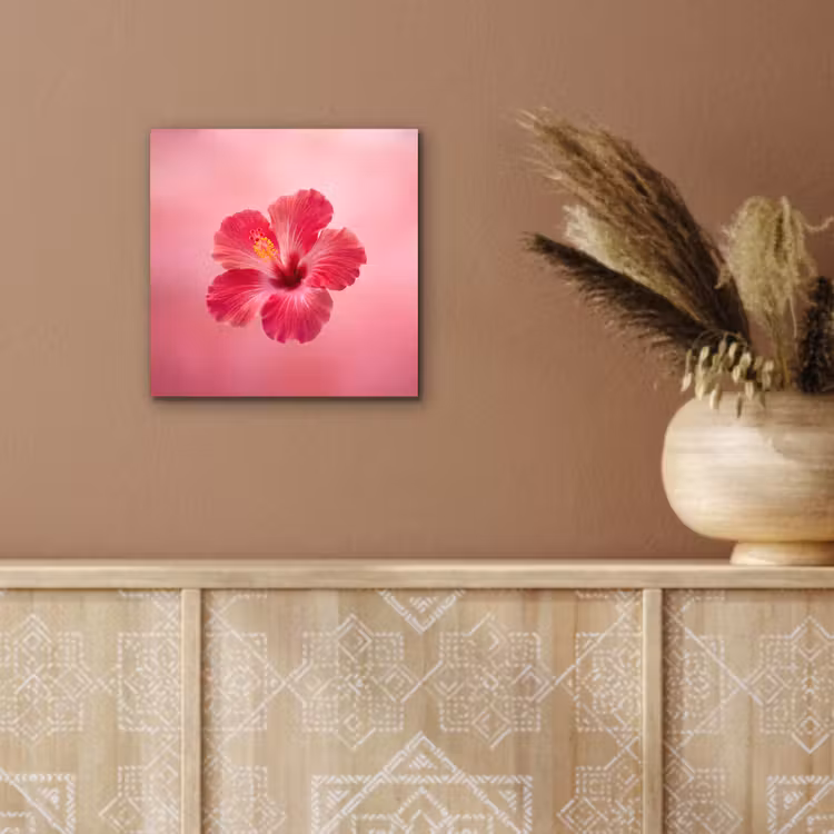 Aluminium schilderij - Rode bloem - Natuur — 5