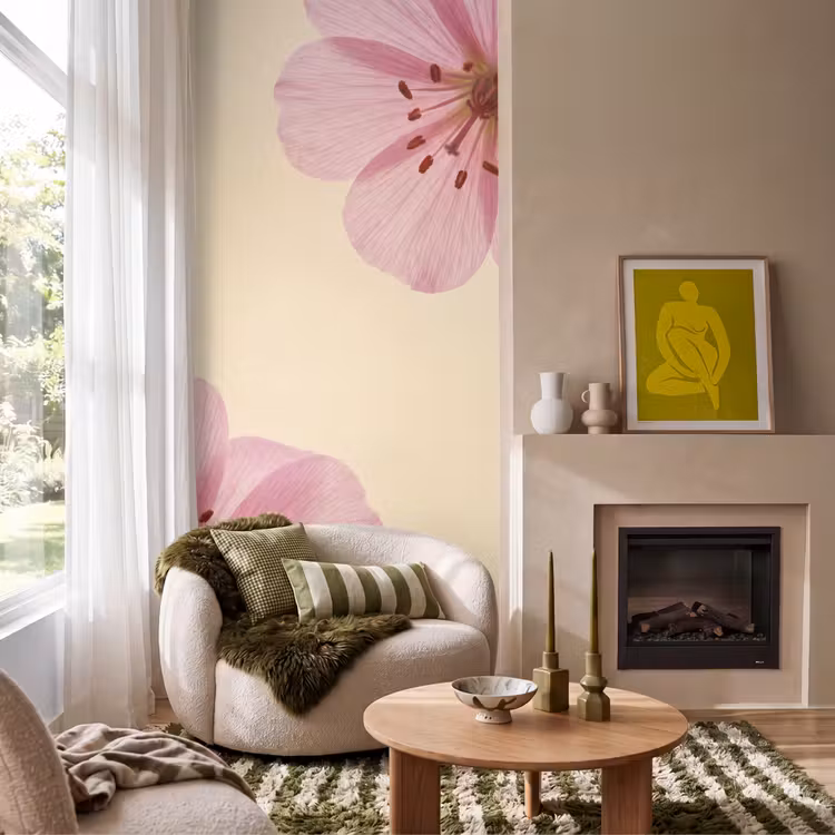 Behang - Bloemen - Flora - Pastel — 1