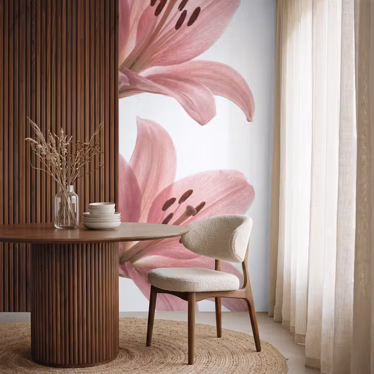 Behang - Bloemen - Zacht - Modern — 4