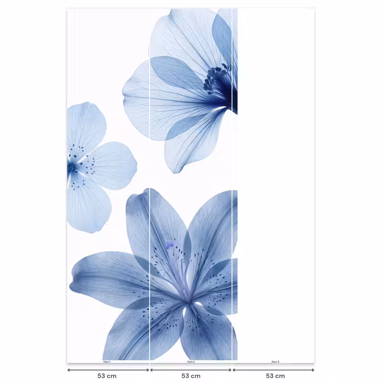 Behang - Blauwe bloemen - Natuur — 6