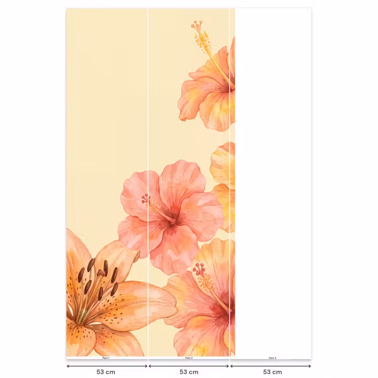 Behang - Bloemen - Aquarel - Natuur — 6