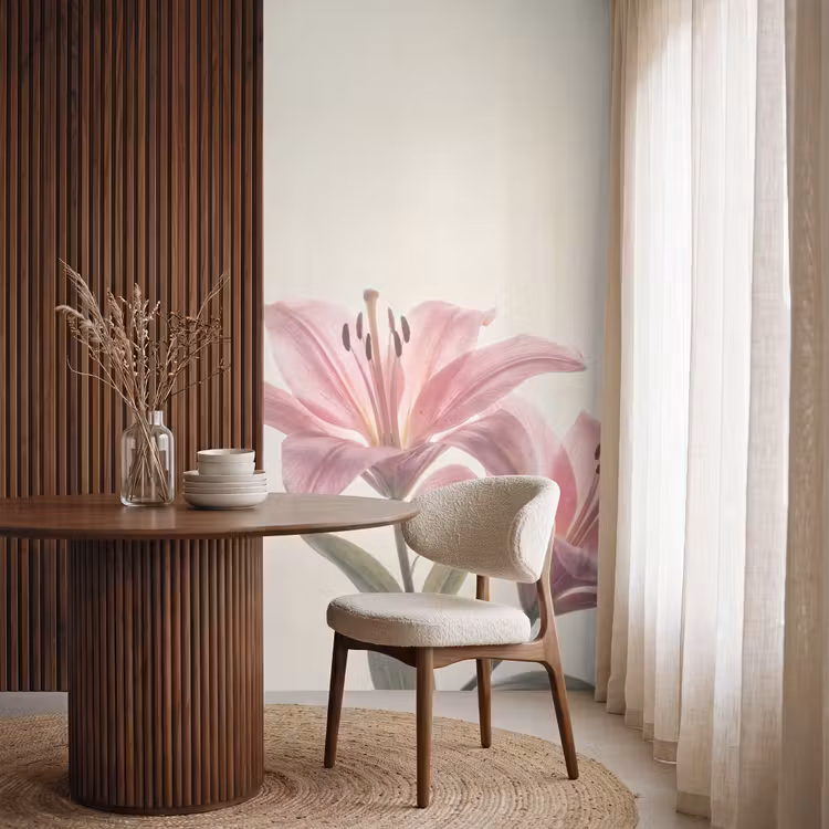 Behang - Bloemen - Delicaat - Flora β 4