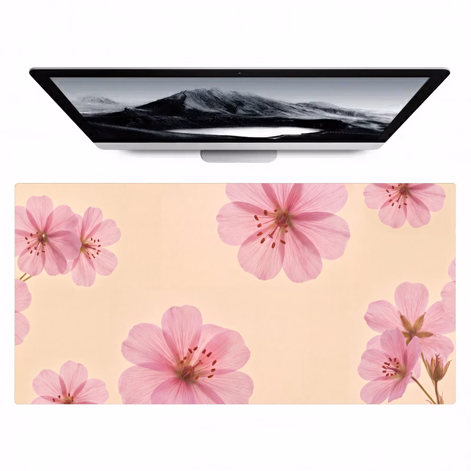 Bureau onderlegger - Bloemen - Flora - Pastel — 1