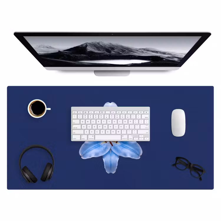 Bureau onderlegger - Blauwe lelie - Bloemen — 4