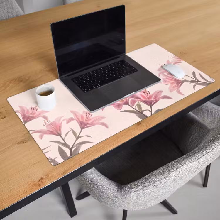 Bureau onderlegger - Bloemen - Delicaat - Flora — 3