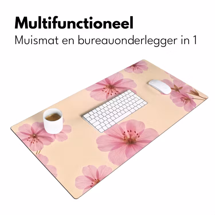 Bureau onderlegger - Bloemen - Flora - Pastel — 7