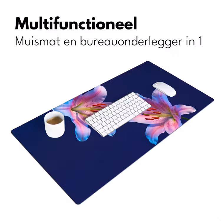 Bureau onderlegger - Bloemen - Kleurrijk - Botanisch — 7