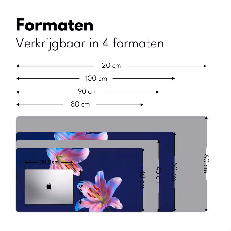 Bureau onderlegger - Bloemen - Kleurrijk - Botanisch — 8