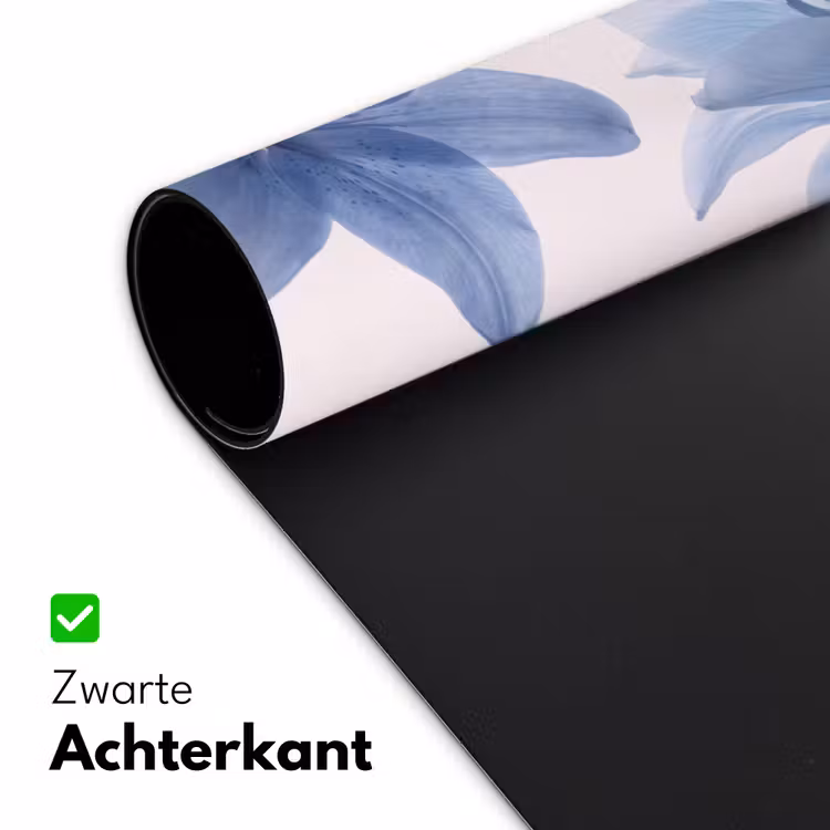 Bureau onderlegger - Bloemen - Transparant - Modern — 5