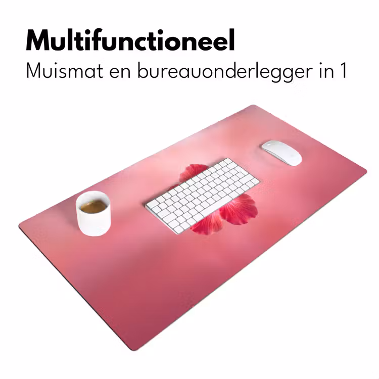 Bureau onderlegger - Rode bloem - Natuur — 7