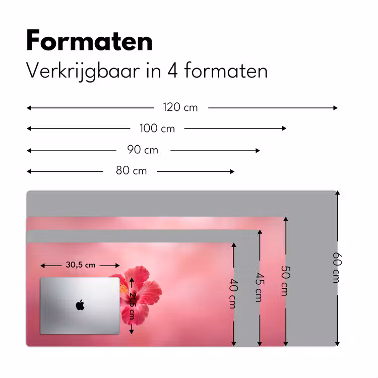 Bureau onderlegger - Rode bloem - Natuur — 8