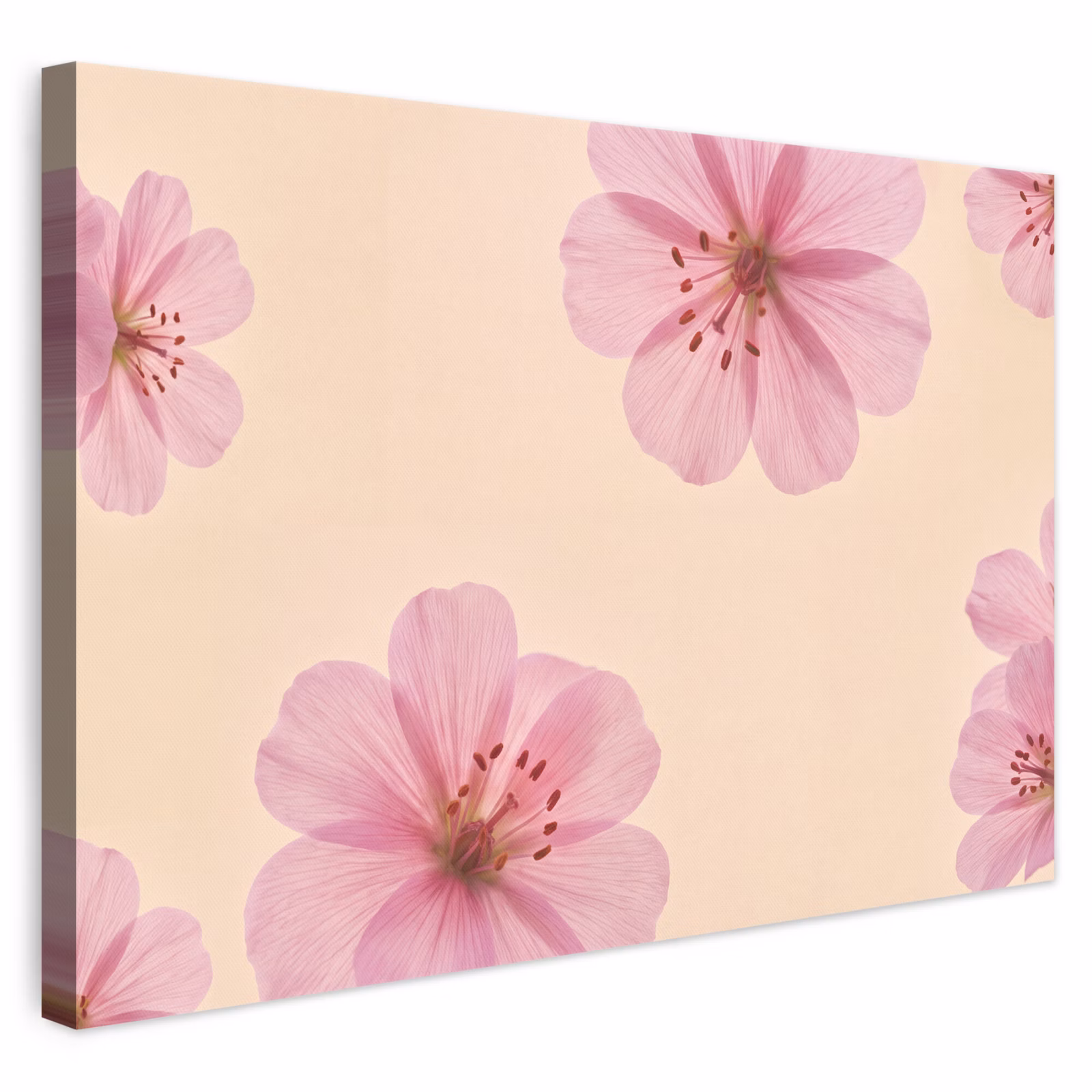 Canvas schilderij - Bloemen - Flora - Pastel — 1