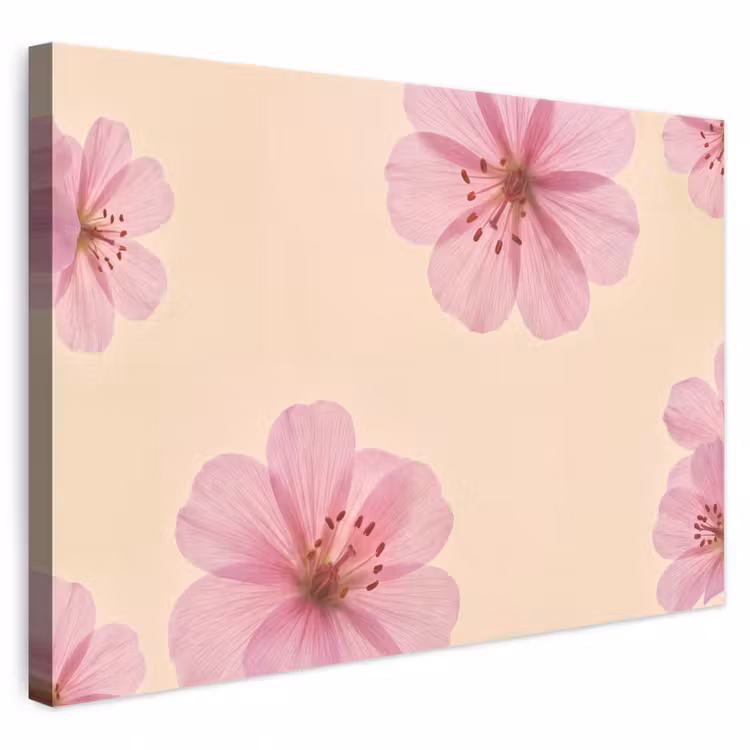 Canvas schilderij - Bloemen - Flora - Pastel — 1