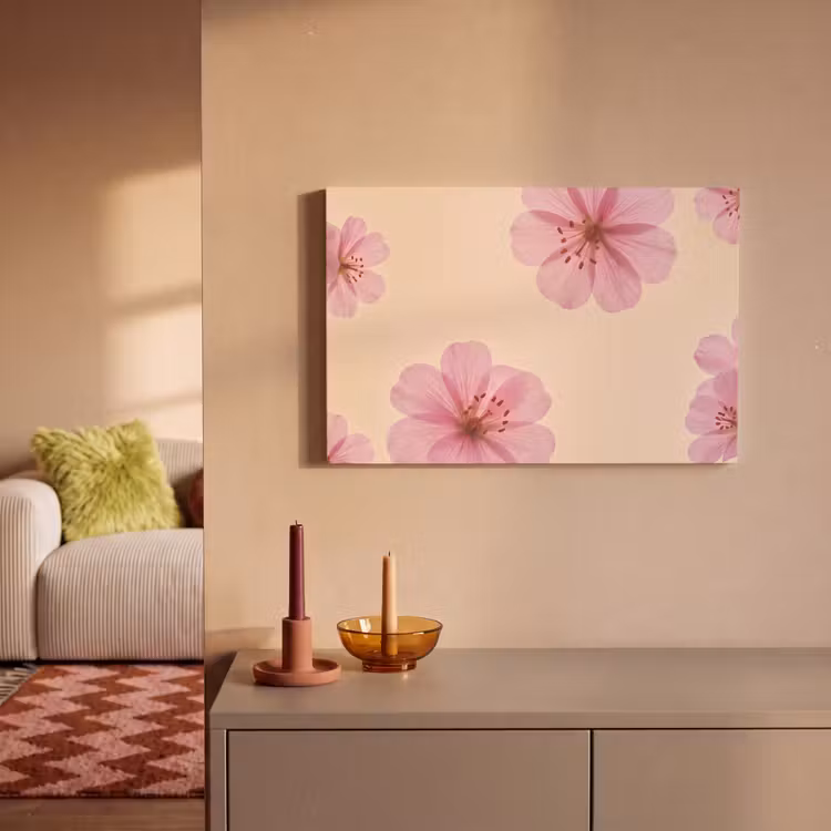 Canvas schilderij - Bloemen - Flora - Pastel — 2
