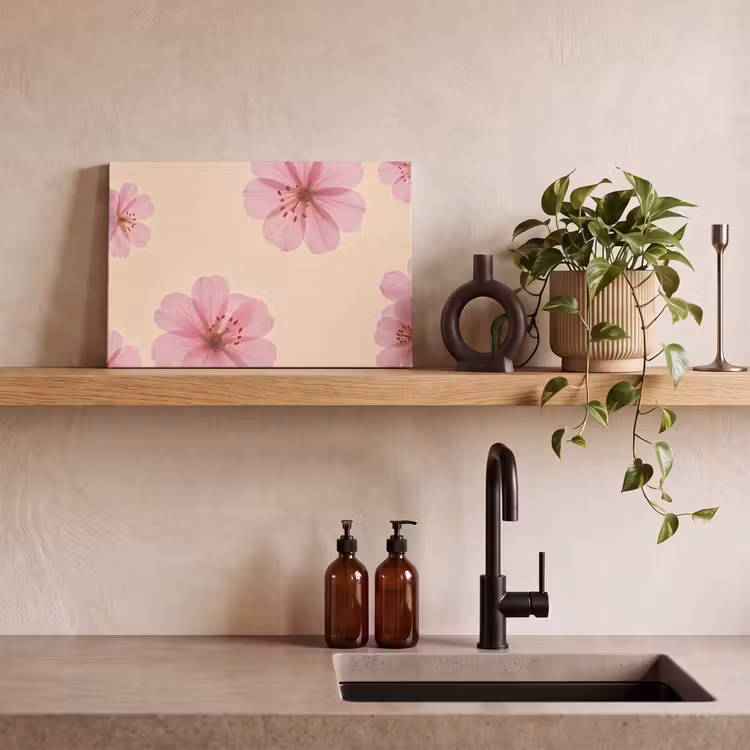 Canvas schilderij - Bloemen - Flora - Pastel — 4