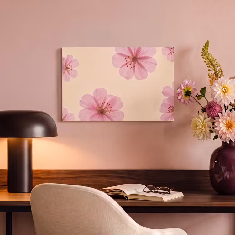 Canvas schilderij - Bloemen - Flora - Pastel — 6
