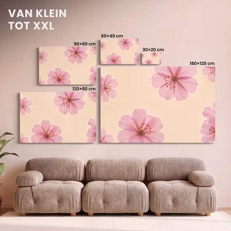 Canvas schilderij - Bloemen - Flora - Pastel — 8