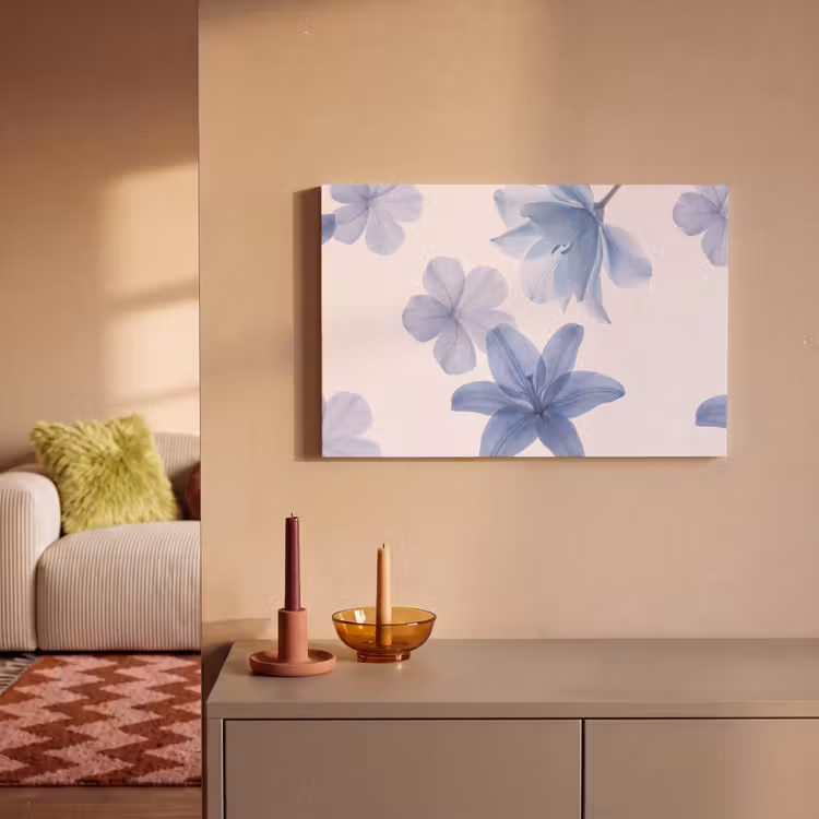 Canvas schilderij - Bloemen - Transparant - Modern — 2