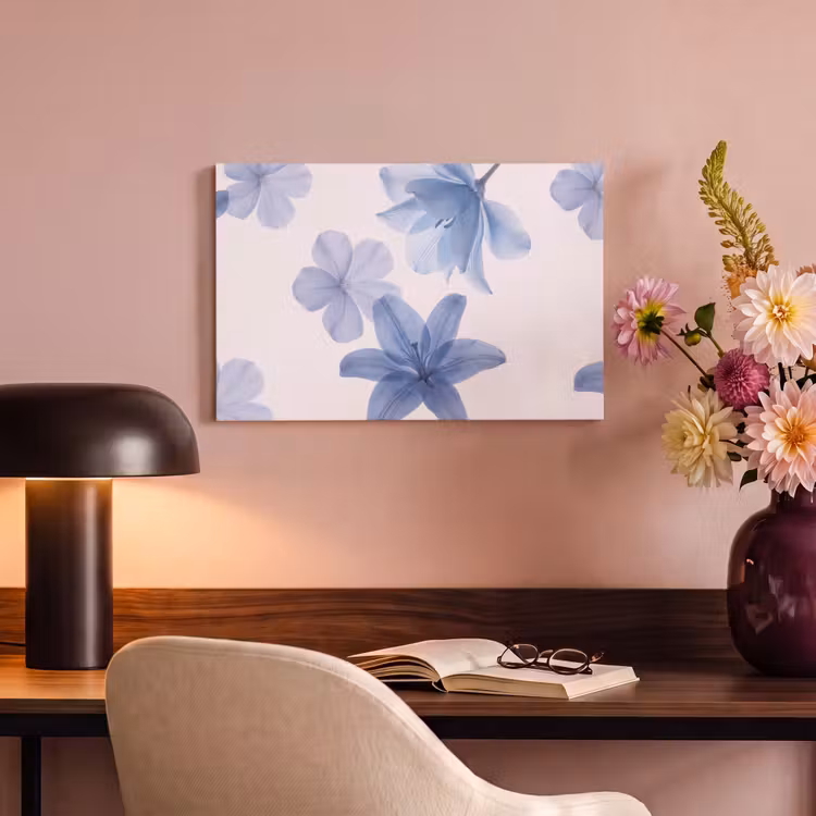 Canvas schilderij - Bloemen - Transparant - Modern — 6