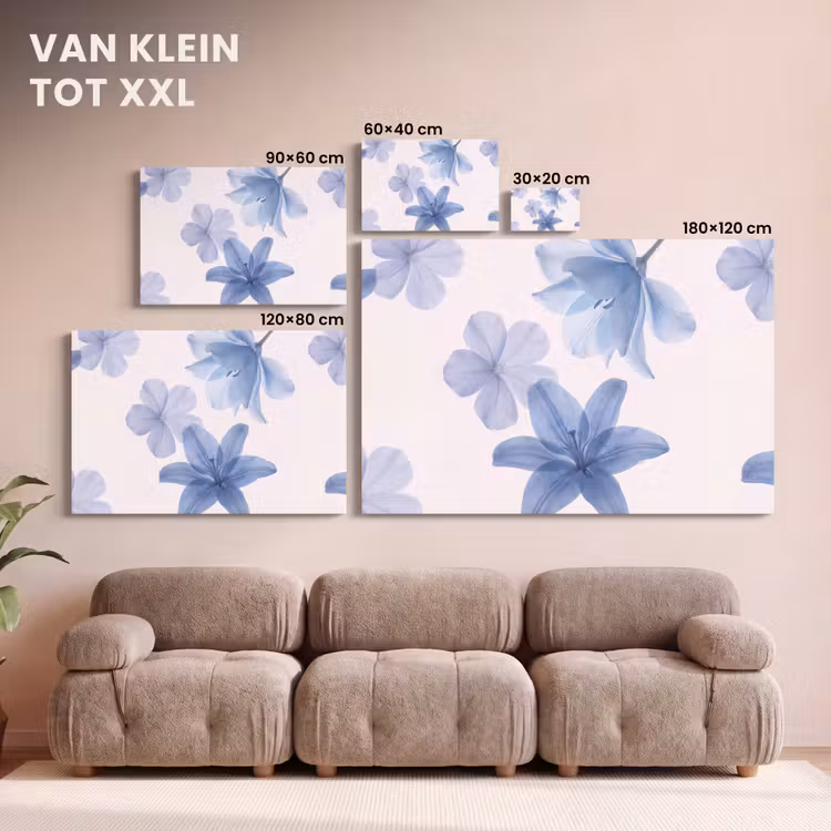 Canvas schilderij - Bloemen - Transparant - Modern — 8