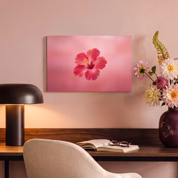 Canvas schilderij - Rode bloem - Natuur — 6