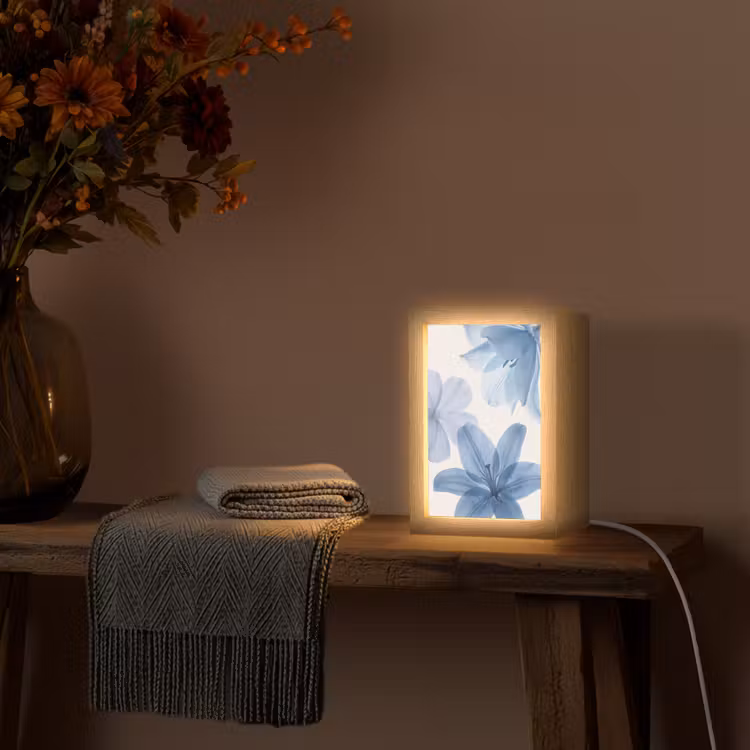 Gepersonaliseerde Lightbox - Bloemen - Transparant - Modern — 3