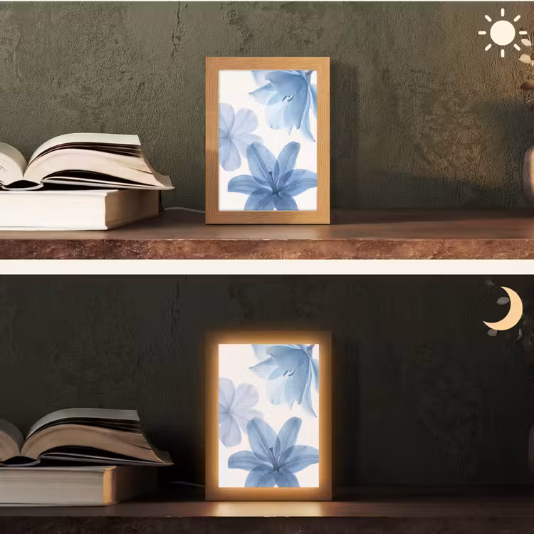 Gepersonaliseerde Lightbox - Bloemen - Transparant - Modern — 5